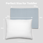 Comfy Cubs Toddler Pillow Cotton Pillowcase Pacific Blue Comfy Cubs Everetts Place: Online Boutique