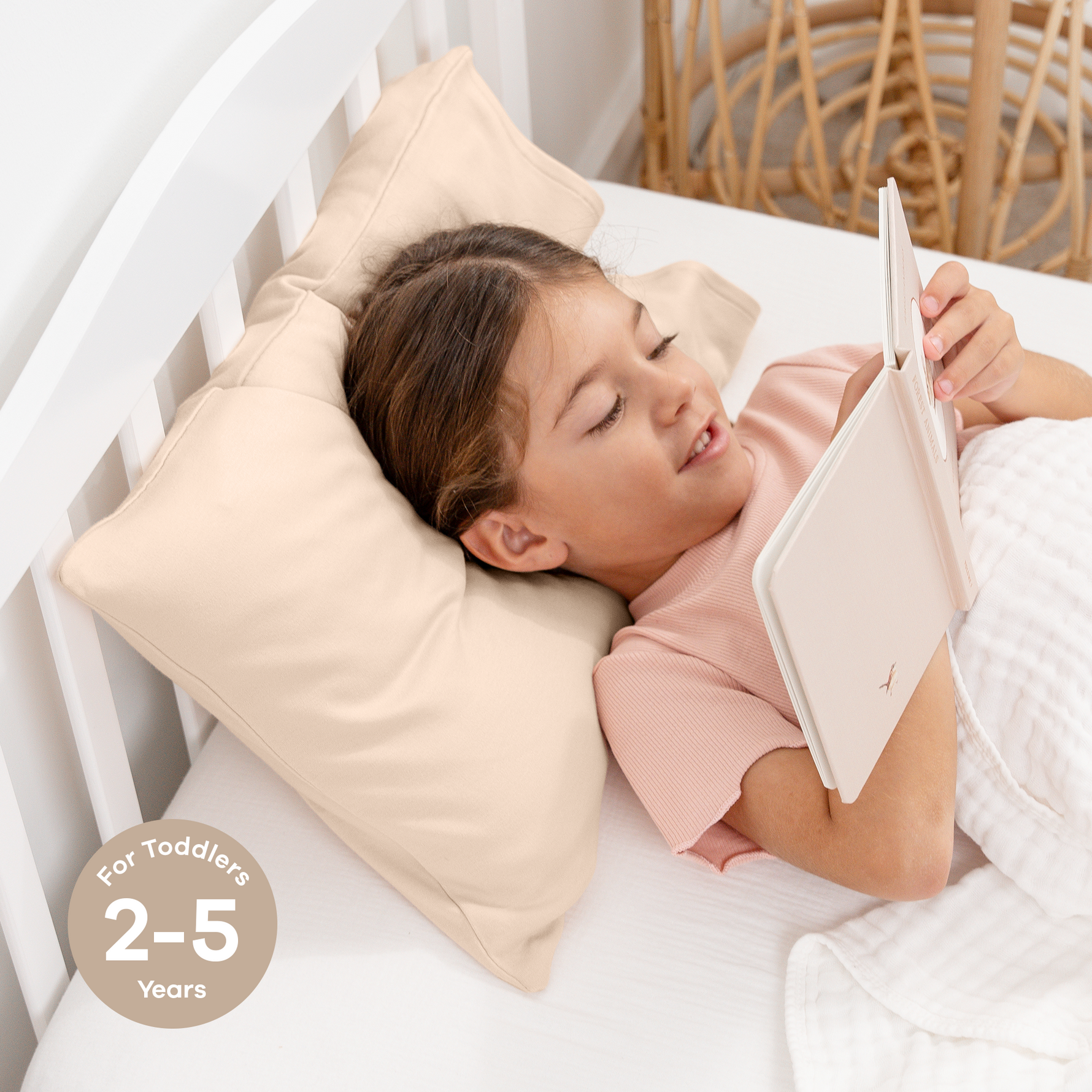 Comfy Cubs Toddler Pillow With Cream Cotton Pillowcase Comfy Cubs Everetts Place: Online Boutique