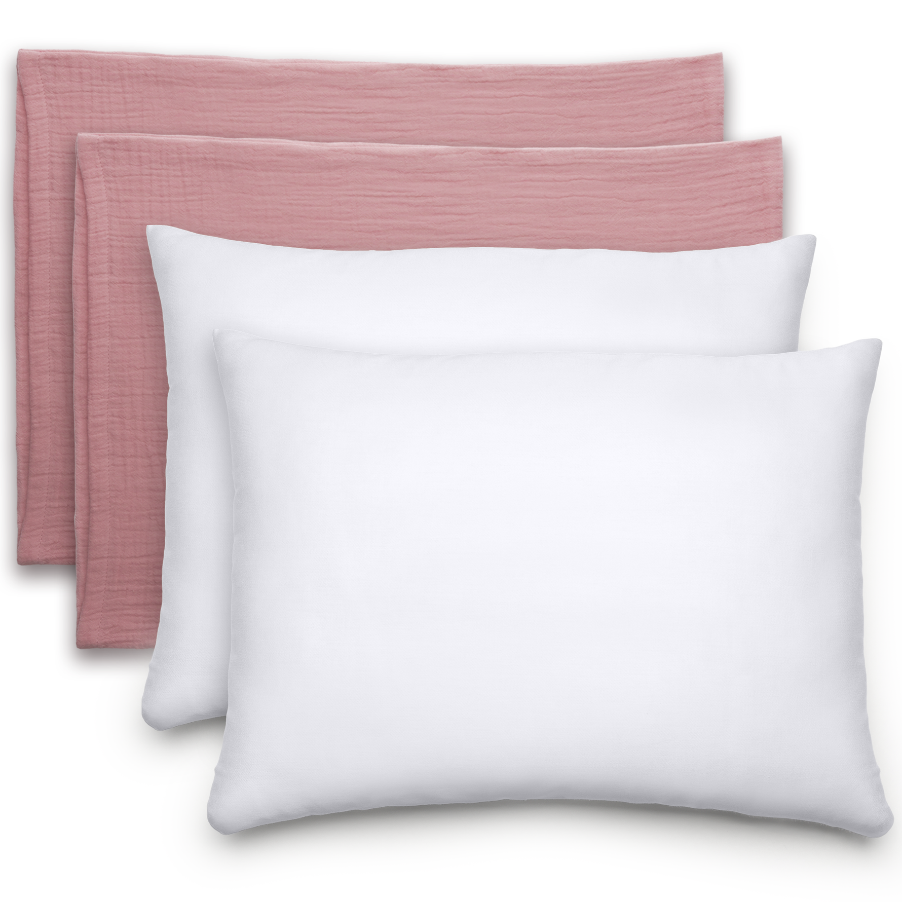 Comfy Cubs Toddler Pillow With Mauve Muslin Pillowcase Comfy Cubs Everetts Place: Online Boutique 36.99