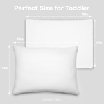 Comfy Cubs Toddler Pillow With White Cotton Pillowcase Comfy Cubs Everetts Place: Online Boutique