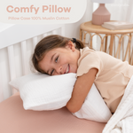 Comfy Cubs Toddler Pillows Soft Muslin White Pillowcase Comfy Cubs Everetts Place: Online Boutique