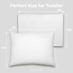 Comfy Cubs Toddler Pillows Soft Muslin White Pillowcase Comfy Cubs Everetts Place: Online Boutique
