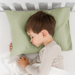 Comfy Cubs Toddler Pillows With Sage Muslin Pillow Case Comfy Cubs Everetts Place: Online Boutique