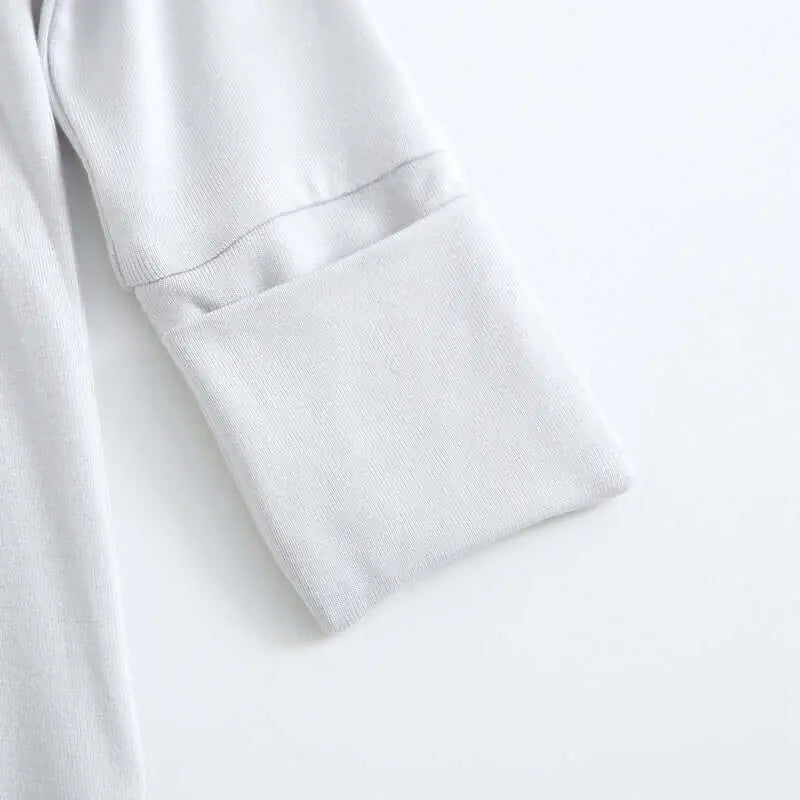 Luxie Charm Comfy Gray Zippered Baby Romper - Everetts Place Boutique - 