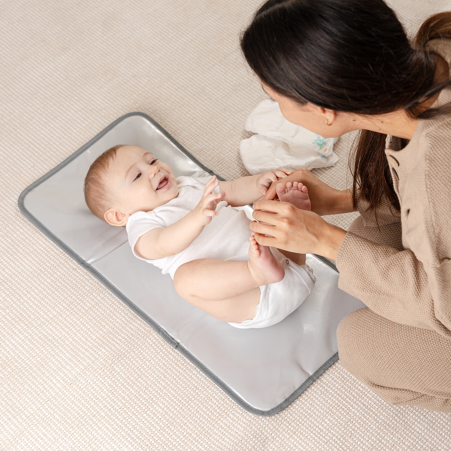 Compact Changing Pad Pink Blush for On the Go Babies Comfy Cubs Everetts Place: Online Boutique