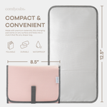 Compact Changing Pad Pink Blush for On the Go Babies Comfy Cubs Everetts Place: Online Boutique