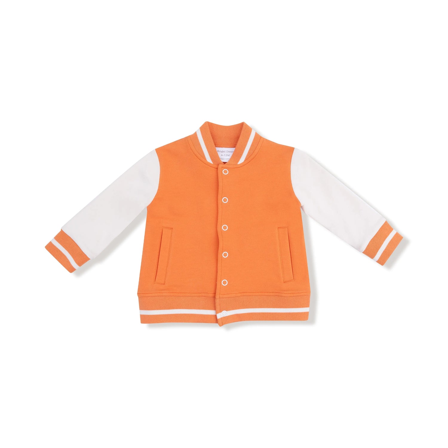 Angel Dear Cool Comfy Letterman Jacket in Soft French Terry for Kids - Apparel & Accessories > Clothing > Baby & Toddler Clothing > Baby & Toddler Outerwear > Baby & Toddler Coats & Jackets 650