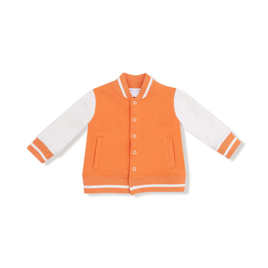 Cool Comfy Letterman Jacket in Soft French Terry for Kids Angel Dear Everetts Place: Online Boutique