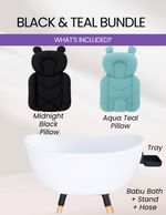 Elevated Ergonomic Baby Bathtub for Infants & Toddlers by Babu Bath