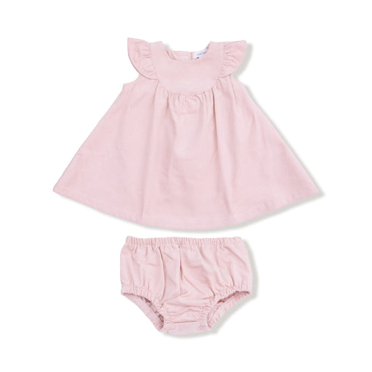Corduroy Scoop Yoke Dress With Ruffle And Bloomer Set Angel Dear Everetts Place: Online Boutique