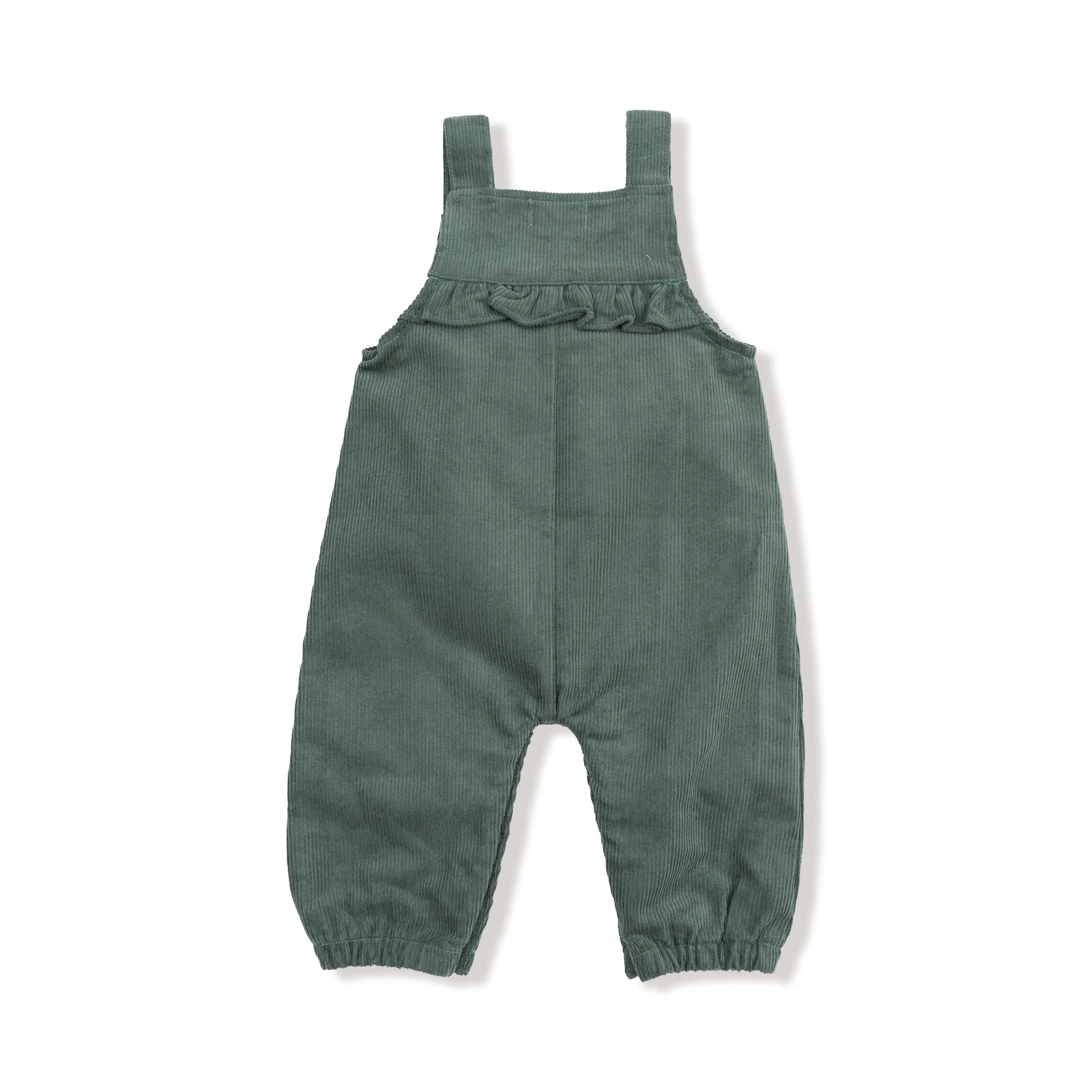 Angel Dear Corduroy Yoke Ruffle Overall for Girls Cozy Playtime - Apparel & Accessories > Clothing > Baby & Toddler Clothing > Baby & Toddler Outfits 533