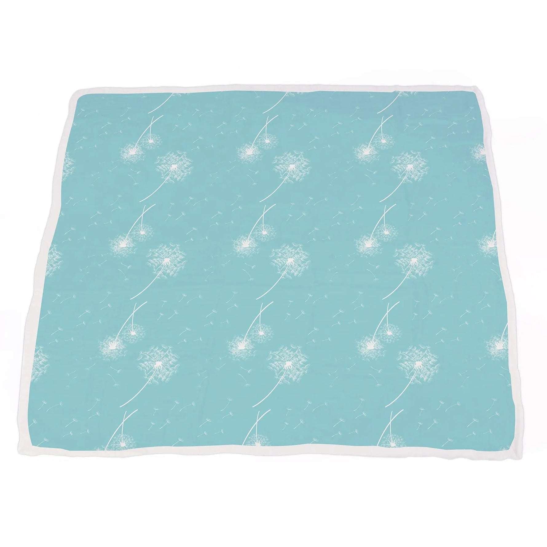 Corgi and Dandelion Seeds Bamboo Muslin Newcastle Blanket Newcastle Classics 