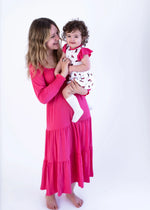 Bubble Baby Cosmo | Adult Long Sleeve Smocked Dress - 