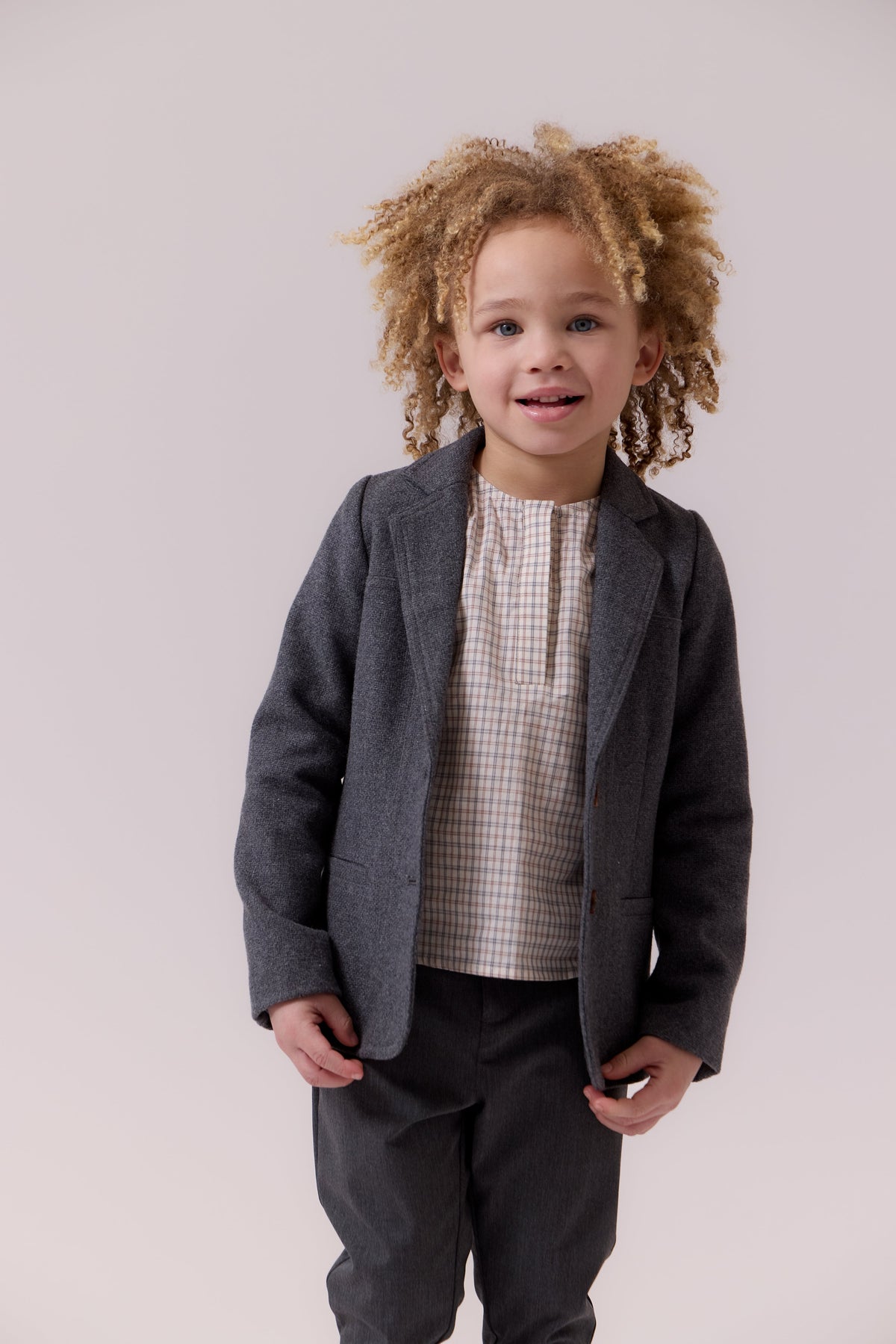 Elliot Blazer - Grey by Shop Cottier (view 2 of 4)