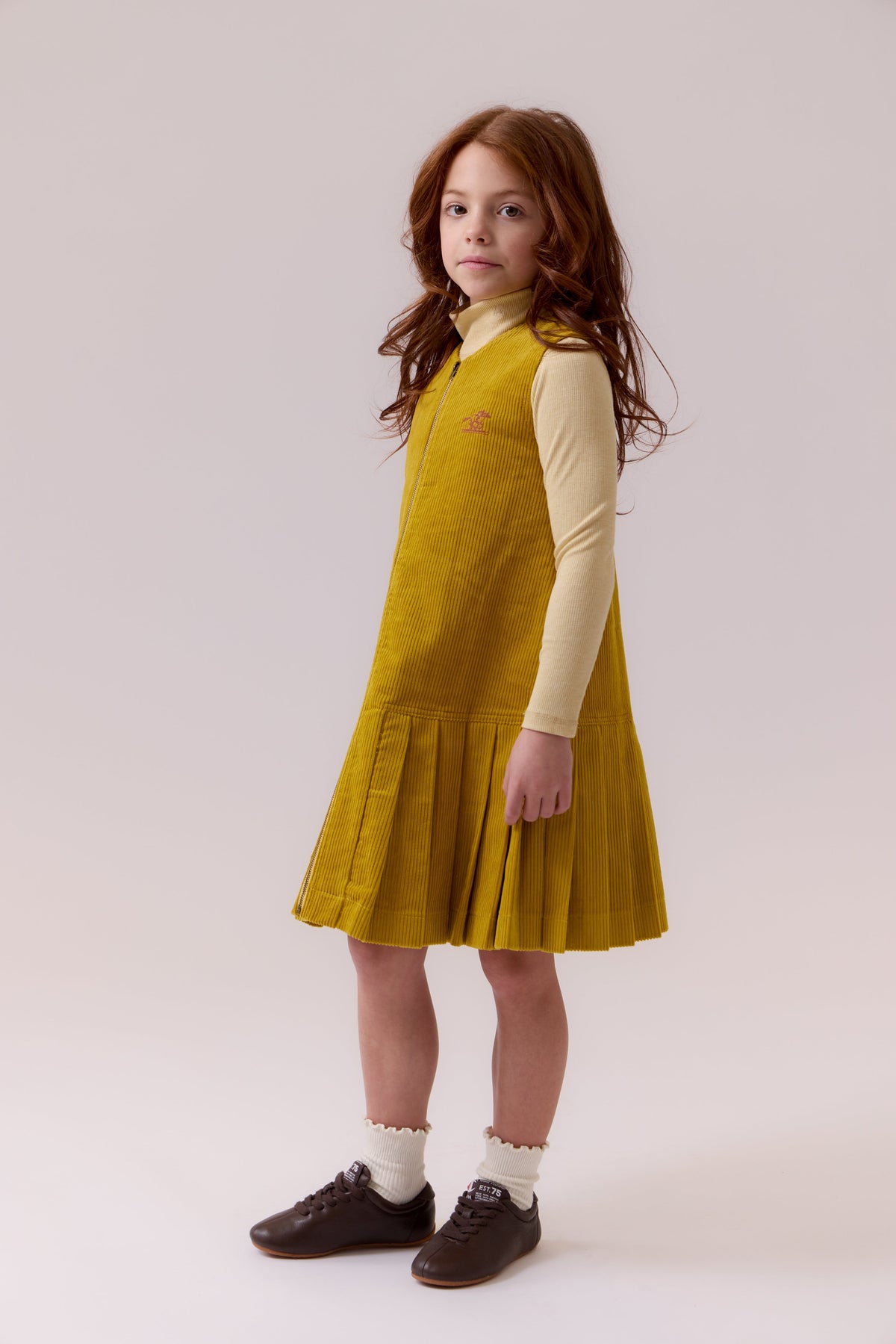 Delilah Dress - Mustard by Shop Cottier (view 2 of 7)