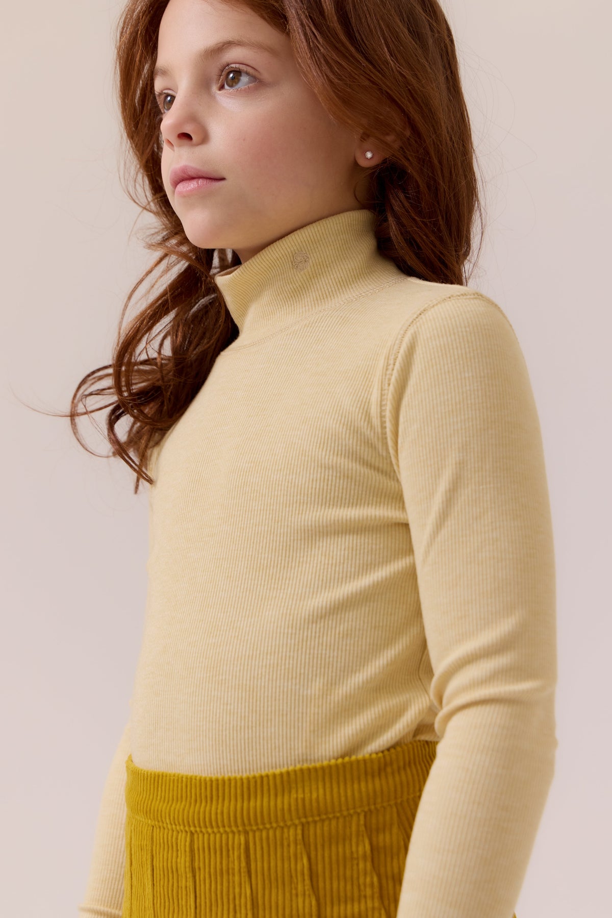 Delilah Turtleneck - Mustard by Shop Cottier (view 2 of 4)