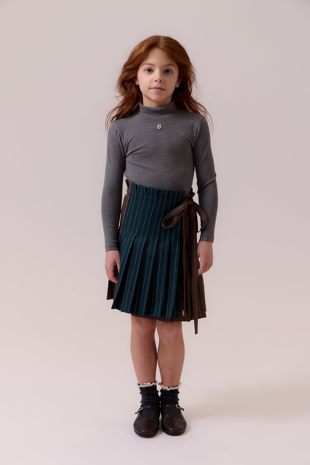 Eleanor Turtleneck - Grey by Shop Cottier (view 2 of 4)