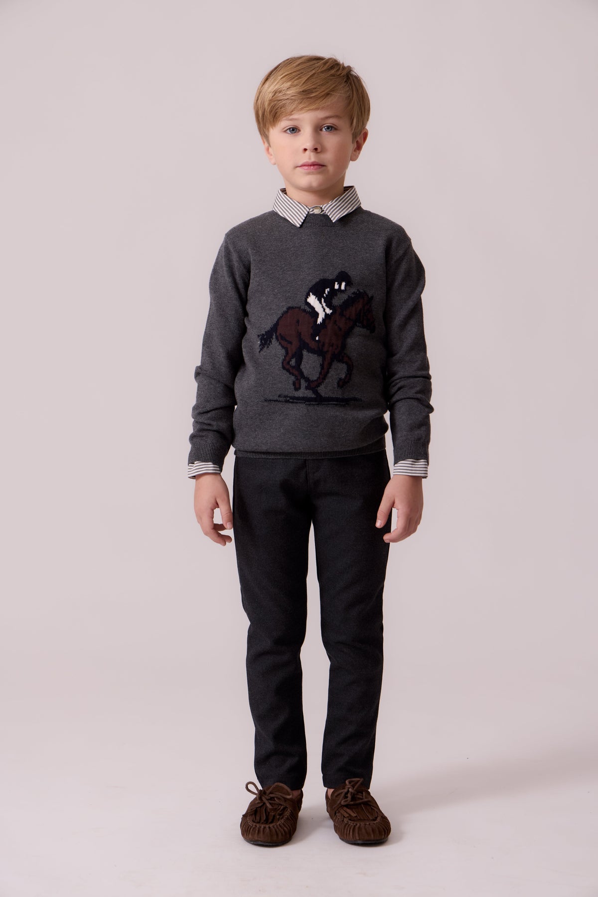 Elliot Equestrian Sweater by Shop Cottier (view 4 of 7)