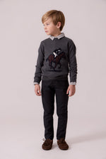 Elliot Equestrian Sweater by Shop Cottier (view 3 of 7)
