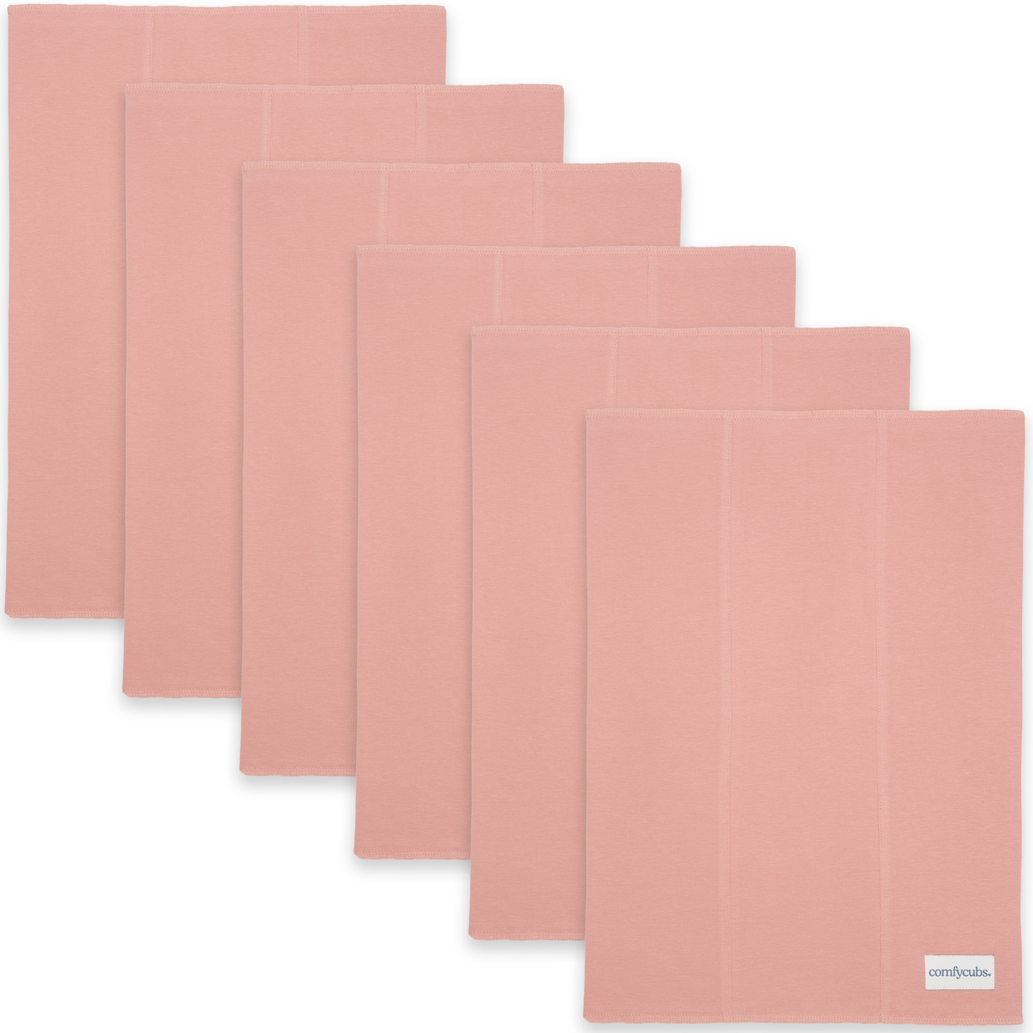 Cotton Burp Cloths Bold Blush For Babies Comfy Cubs Comfy Cubs Everetts Place: Online Boutique 21.99