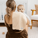 Comfy Cubs Cotton Burp Cloths Cream Baby Essentials for Feeding - Everetts Place Boutique - 