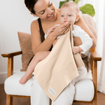 Comfy Cubs Cotton Burp Cloths Cream Baby Essentials for Feeding - Everetts Place Boutique - 