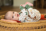Little Joy Co. Cottontail Garden Bamboo Zippy Romper For Babies Everyday - Apparel & Accessories > Clothing > Baby & Toddler Clothing > Baby & Toddler Sleepwear