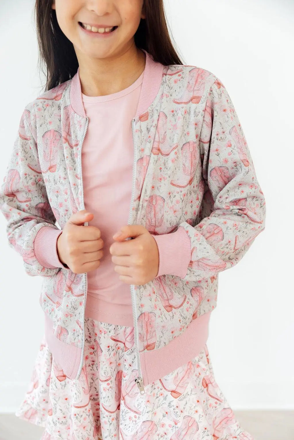 Country Girl Shimmer Jacket - Sleeve, Fashion, Collar, Pink, Waist | Everetts Place
