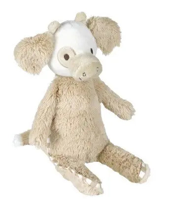 Cow Cruise no. 2 plush toy by Happy Horse with soft coat and long legs, 14 inches.