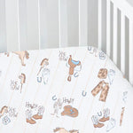 Cowboy Nursery - Crib Sheet Angel Dear 