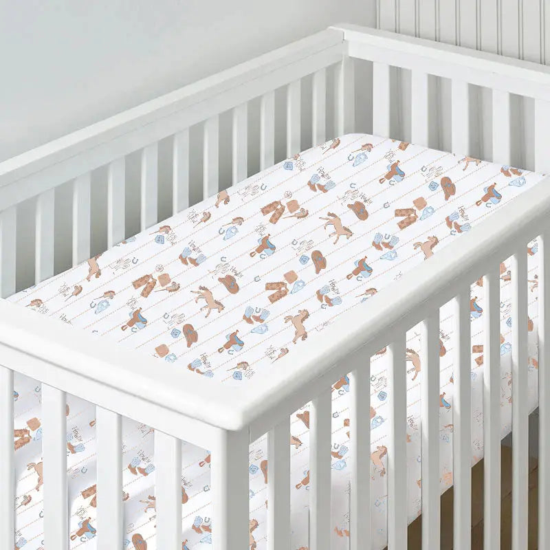 Cowboy Nursery - Crib Sheet Angel Dear 