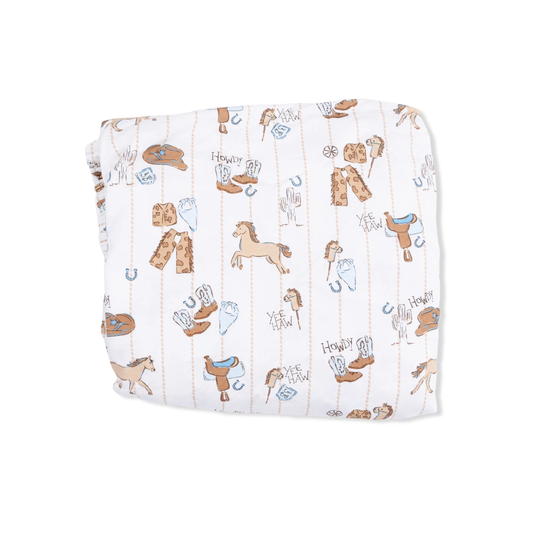 Cowboy Nursery - Crib Sheet Angel Dear 