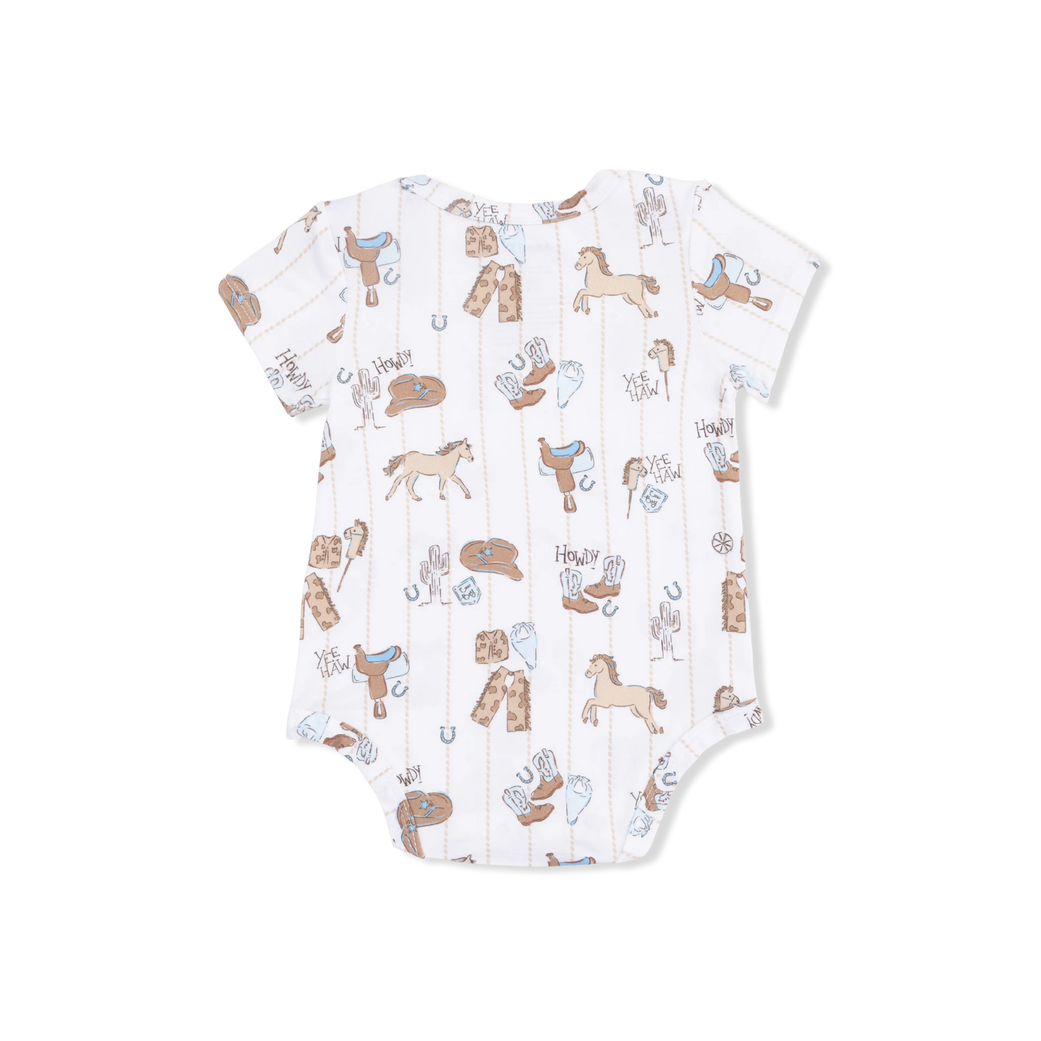 Cowboy Nursery - Short Sleeve Bodysuit Angel Dear 