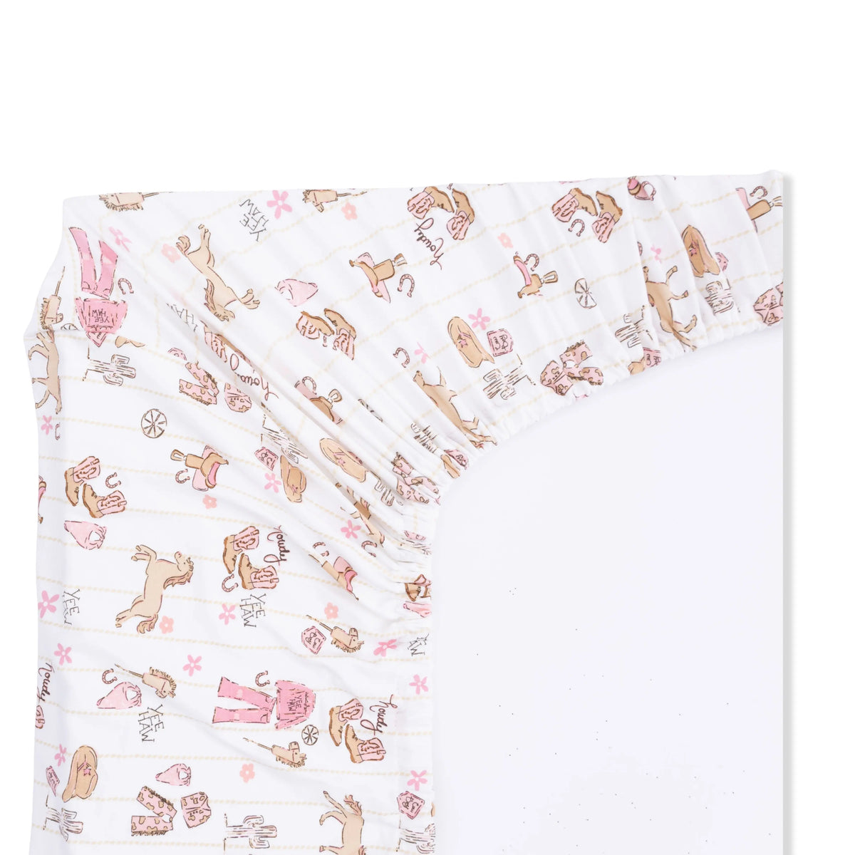 Cowgirl Nursery - Crib Sheet Angel Dear 