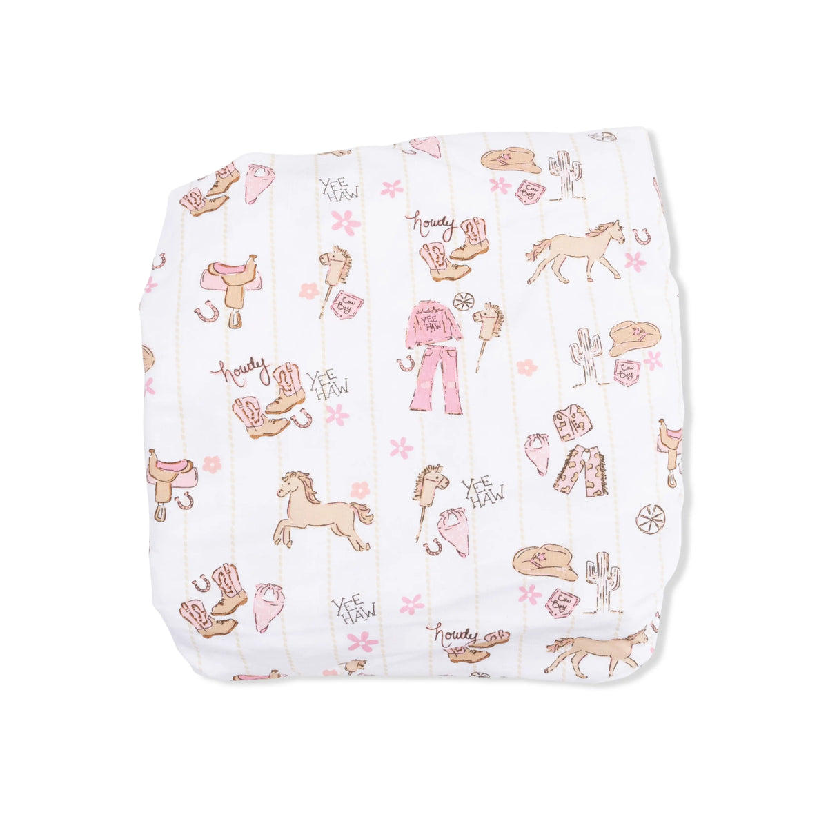 Cowgirl Nursery - Crib Sheet Angel Dear 