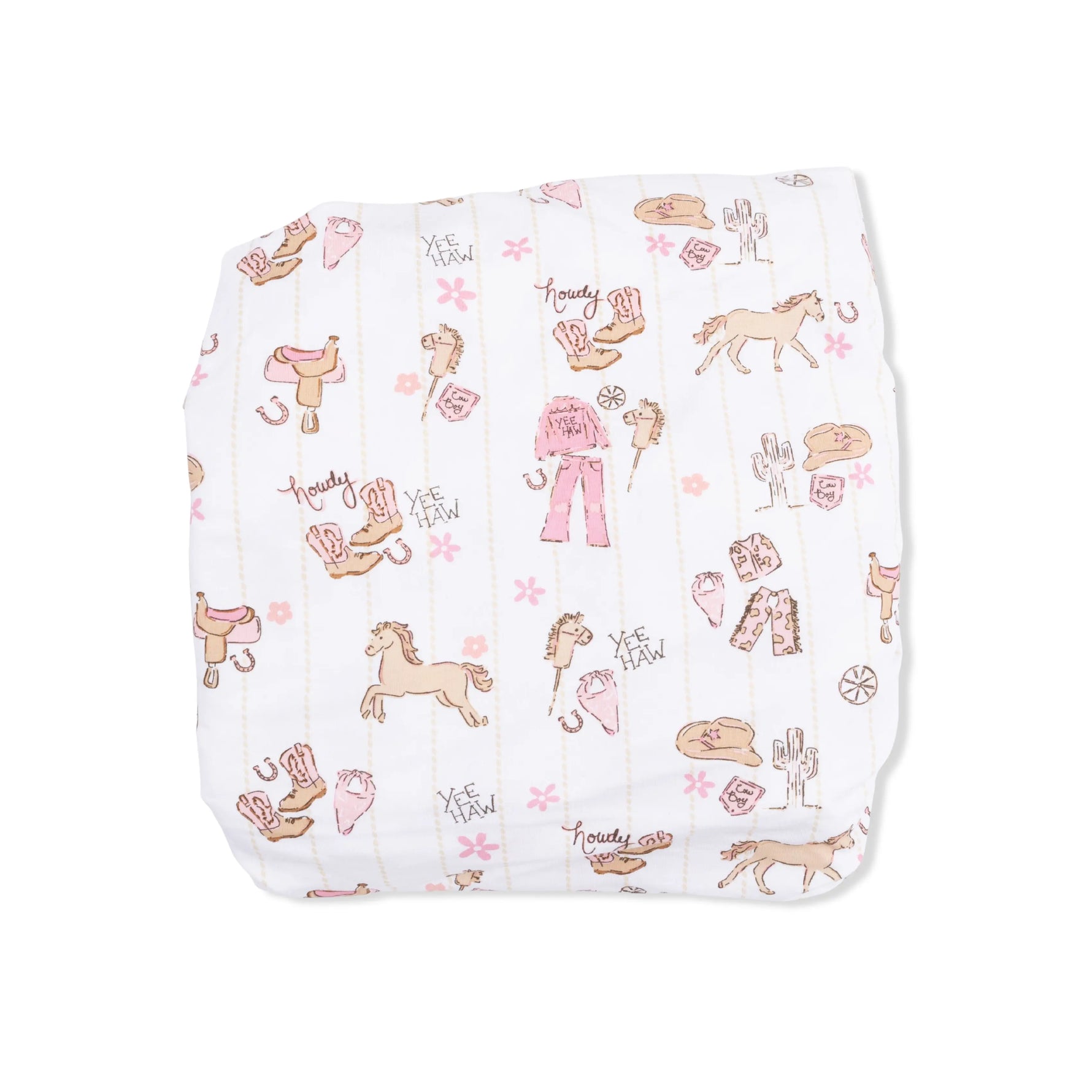 Cowgirl Nursery - Crib Sheet Angel Dear 