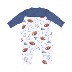 Angel Dear Cozy Viscose Bamboo Romper With Contrast Sleeves For Baby - Apparel & Accessories > Clothing > Baby & Toddler Clothing > Baby One-Pieces 969