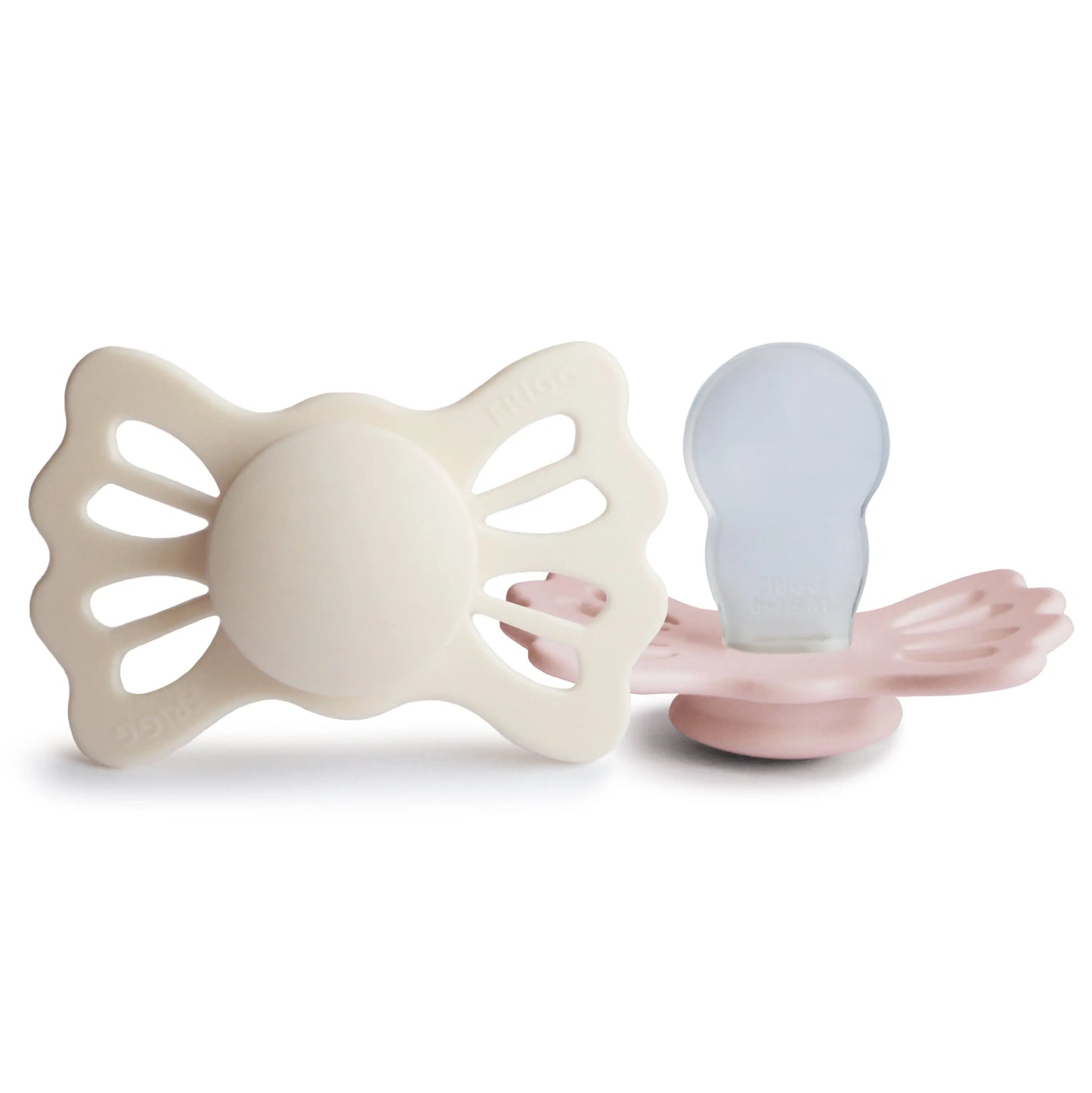 Frigg Lucky Symmetrical Silicone Pacifier 2 Pack for 6 to 18 Months Mushie