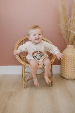 Little Joy Co. Creep It Real Organic Cotton Sweatshirt Romper Baby -