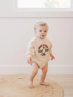 Little Joy Co. Creep It Real Organic Cotton Sweatshirt Romper Baby -