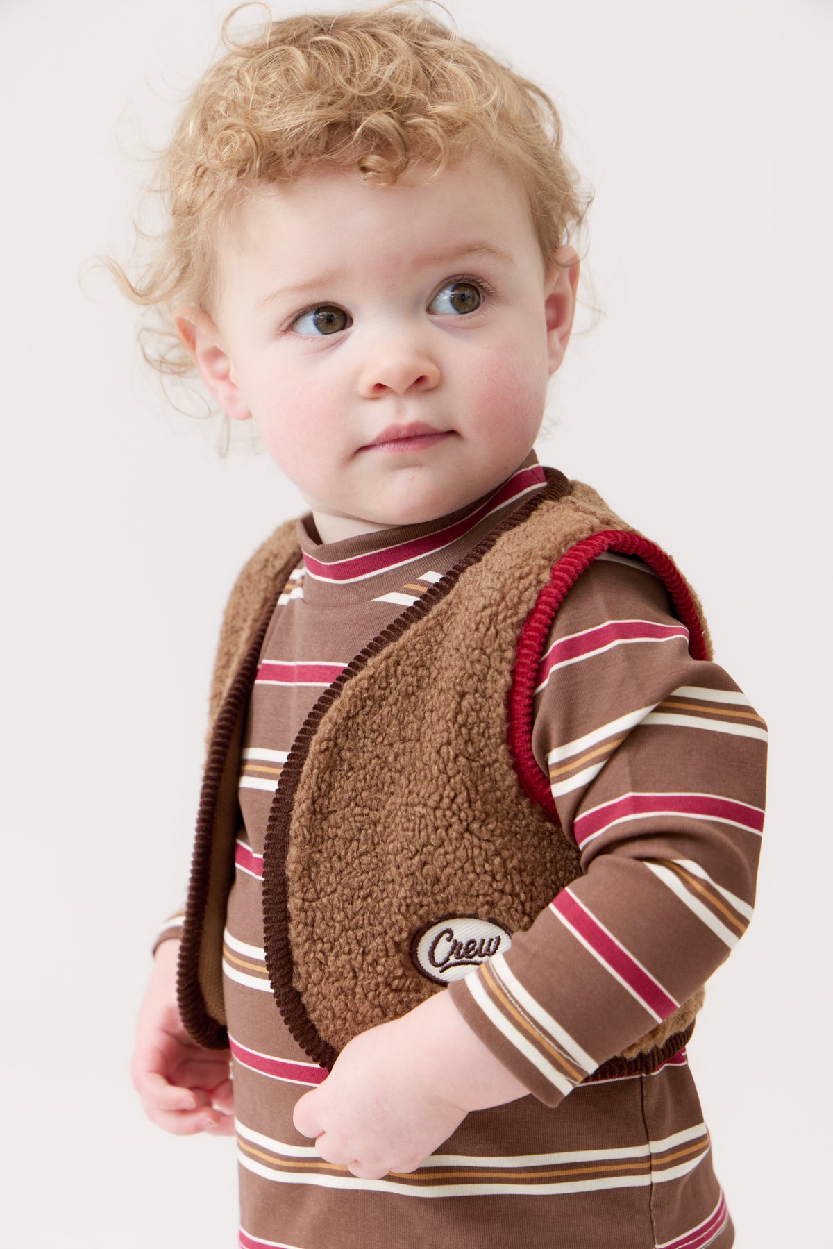 Ella Sherpa Vest by Crew Kids NY
