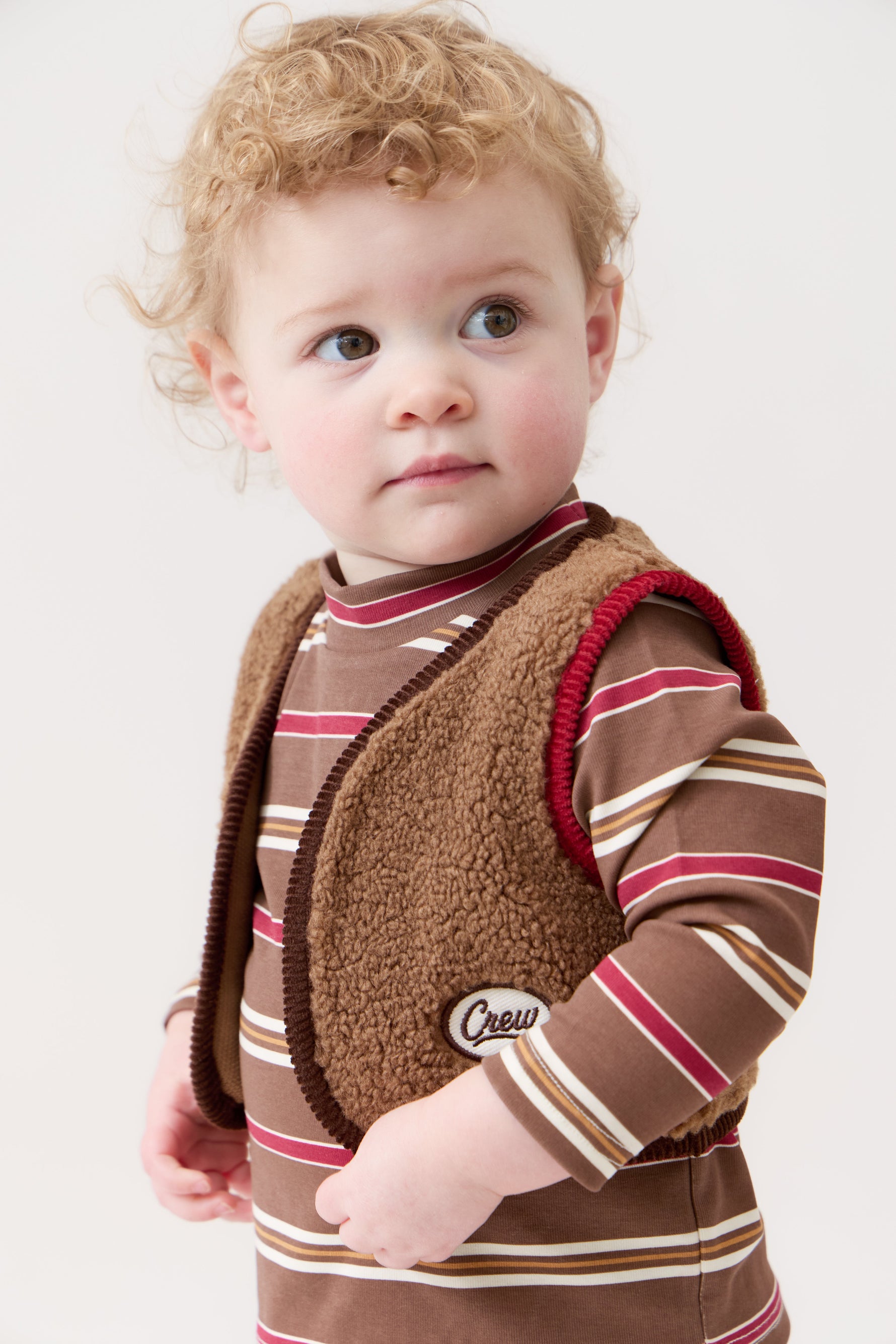 Ella Sherpa Vest by Crew Kids NY