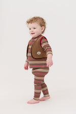 Ella Stripe Set - Tan by Crew Kids NY (view 4 of 4)