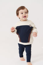 Aiden Sweat Set - Espresso by Crew Kids NY (view 2 of 4)