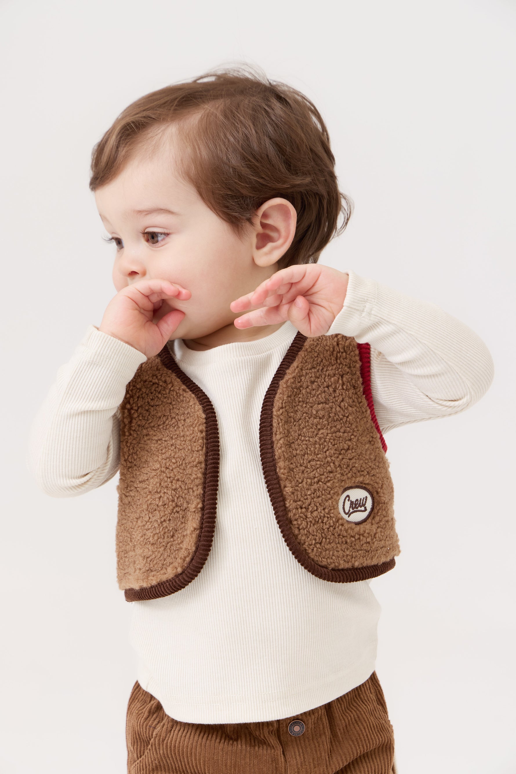 Ella Sherpa Vest by Crew Kids NY