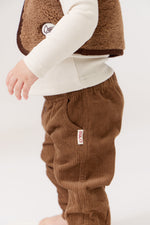 Aiden Barrel Pants - Tan by Crew Kids NY (view 4 of 5)