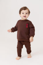 Polo Club Legging Set - Chocolate by Crew Kids NY