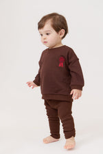 Polo Club Legging Set - Chocolate by Crew Kids NY