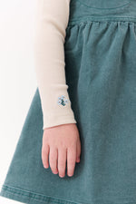Louise Rib Turtleneck - Oatmilk by Crew Kids NY (view 2 of 5)