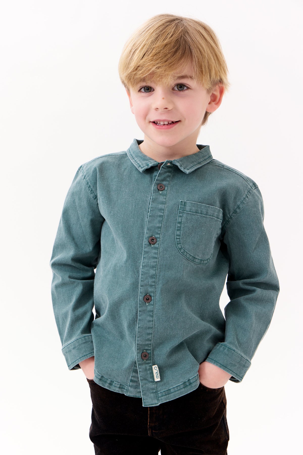 Keith Shirt - Emerald by Crew Kids NY